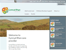 Tablet Screenshot of cymryd-rhan.org